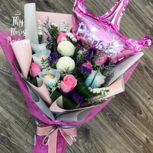 Flower & Chocolate Bouquet ‘Star’