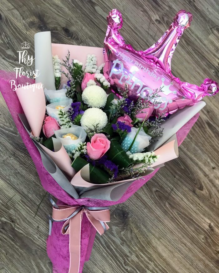 Flower & Chocolate Bouquet ‘Star’