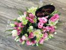 Flowers box Eustoma mix