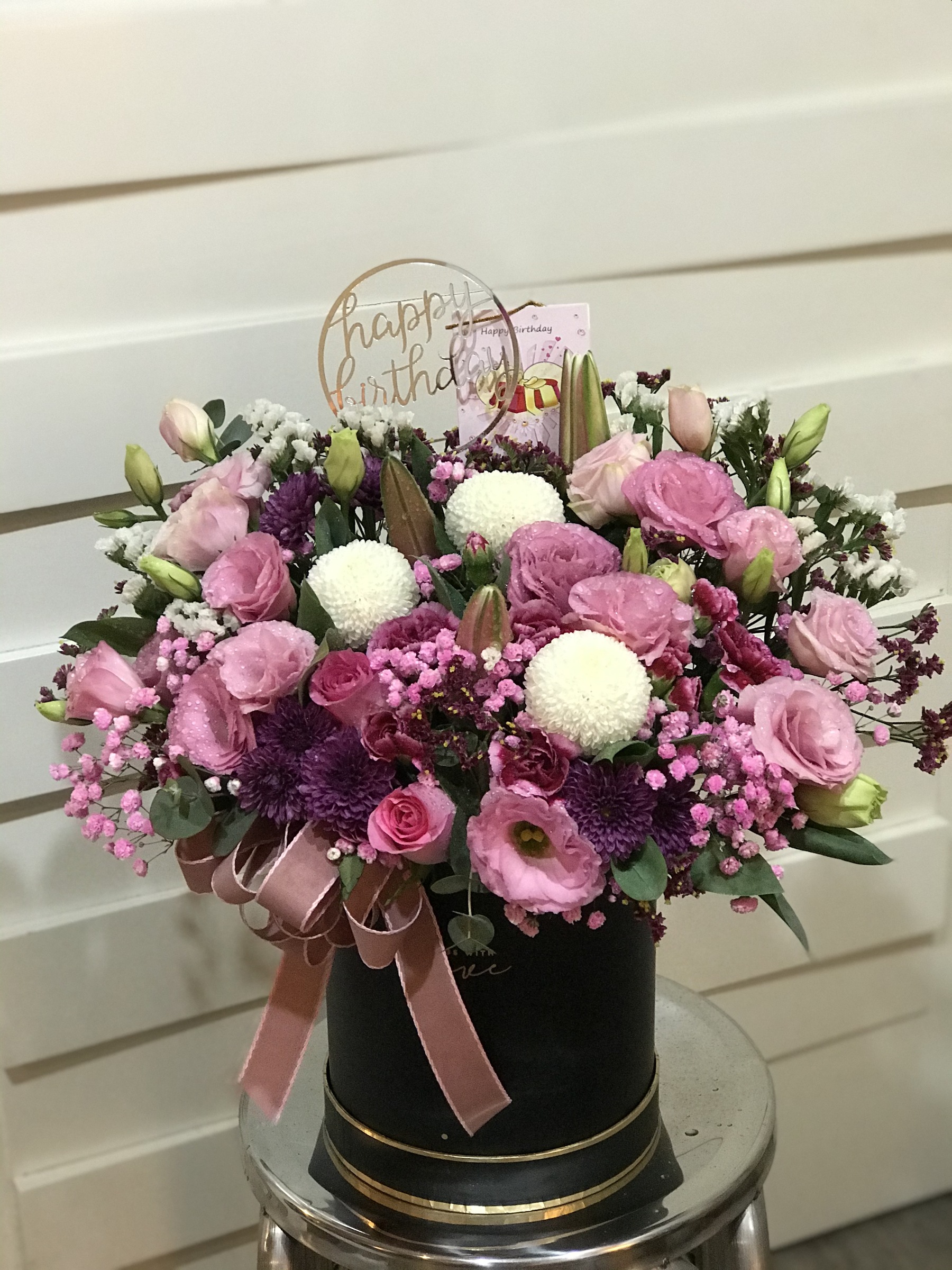 Box Bouquet ‘Cherry’