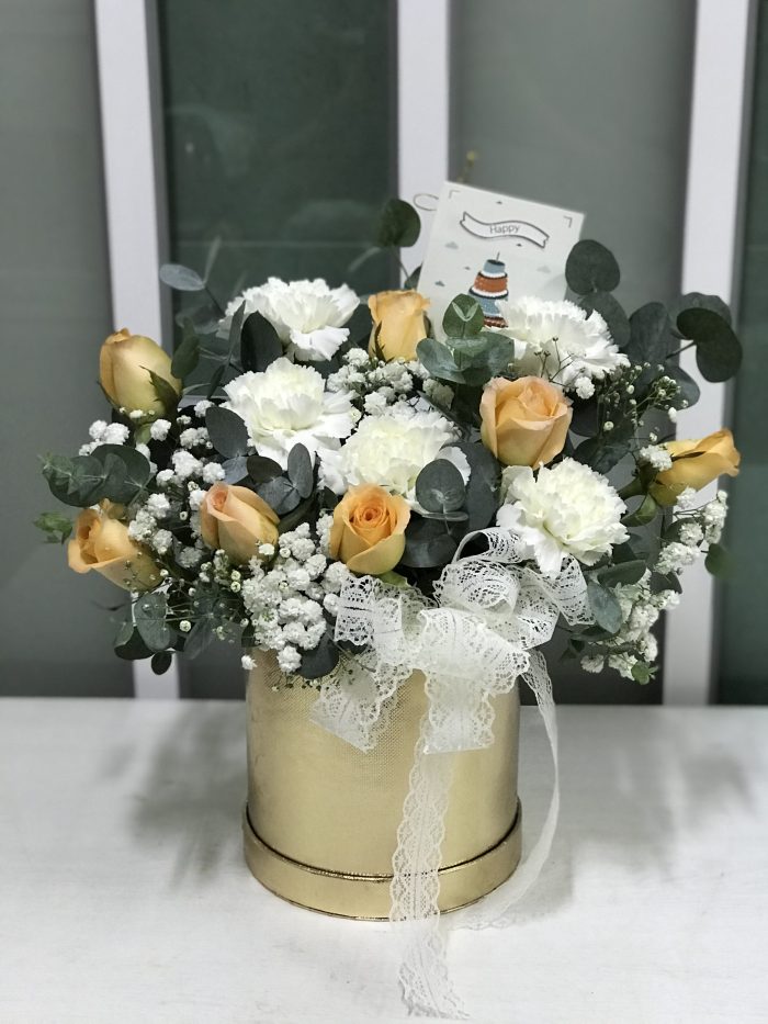 Box bouquet ‘Sandra’