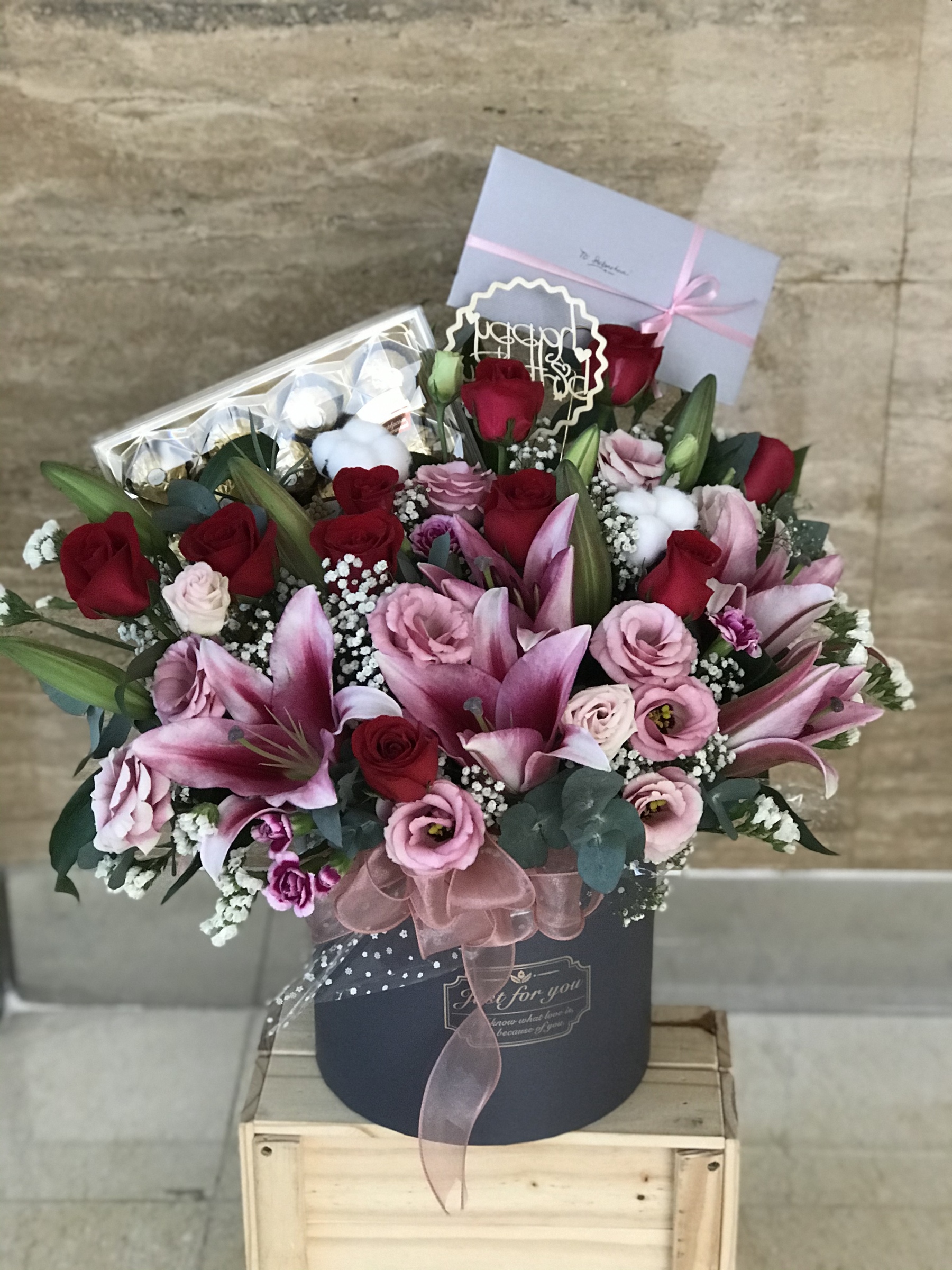 Box Bouquet ‘Melissa’